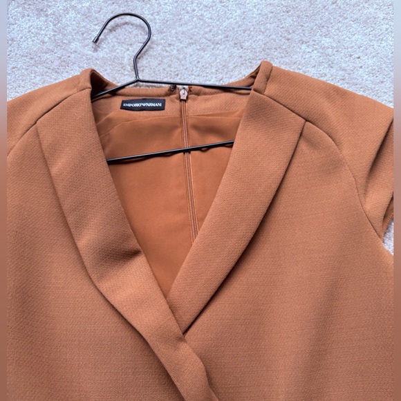 Dress Brown Emporio Armani sz 2 - Picture 2 of 7